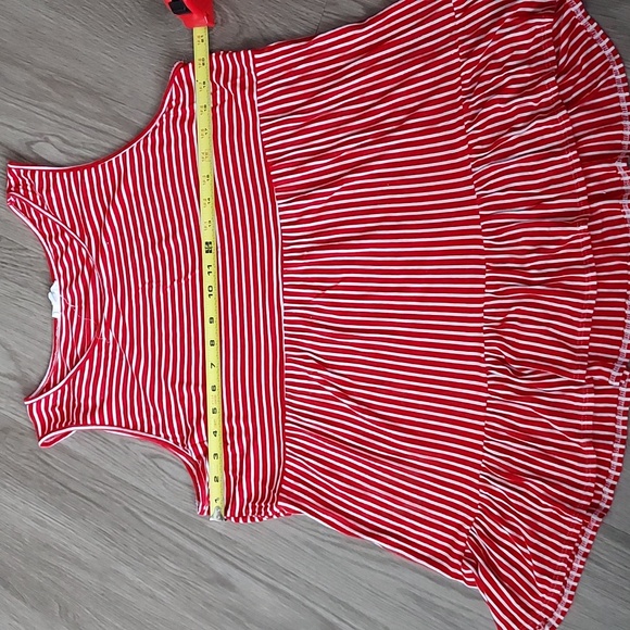 Chicsoul.com 1xl tank top red white - Picture 7 of 8